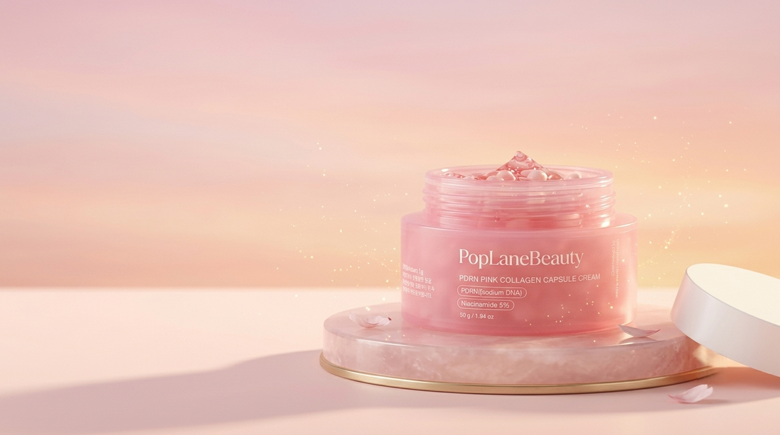 Soins coréens PopLaneBeauty — collagène, PDRN, éclat