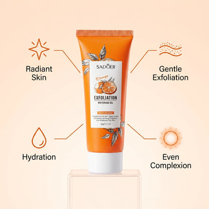 Gel exfoliant doux à l'orange PopLaneBeauty — peau lisse et éclat — vue 3