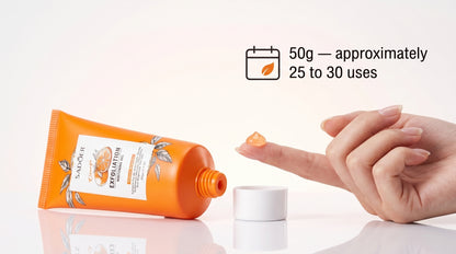 Gel exfoliant doux à l'orange PopLaneBeauty — peau lisse et éclat — vue 4