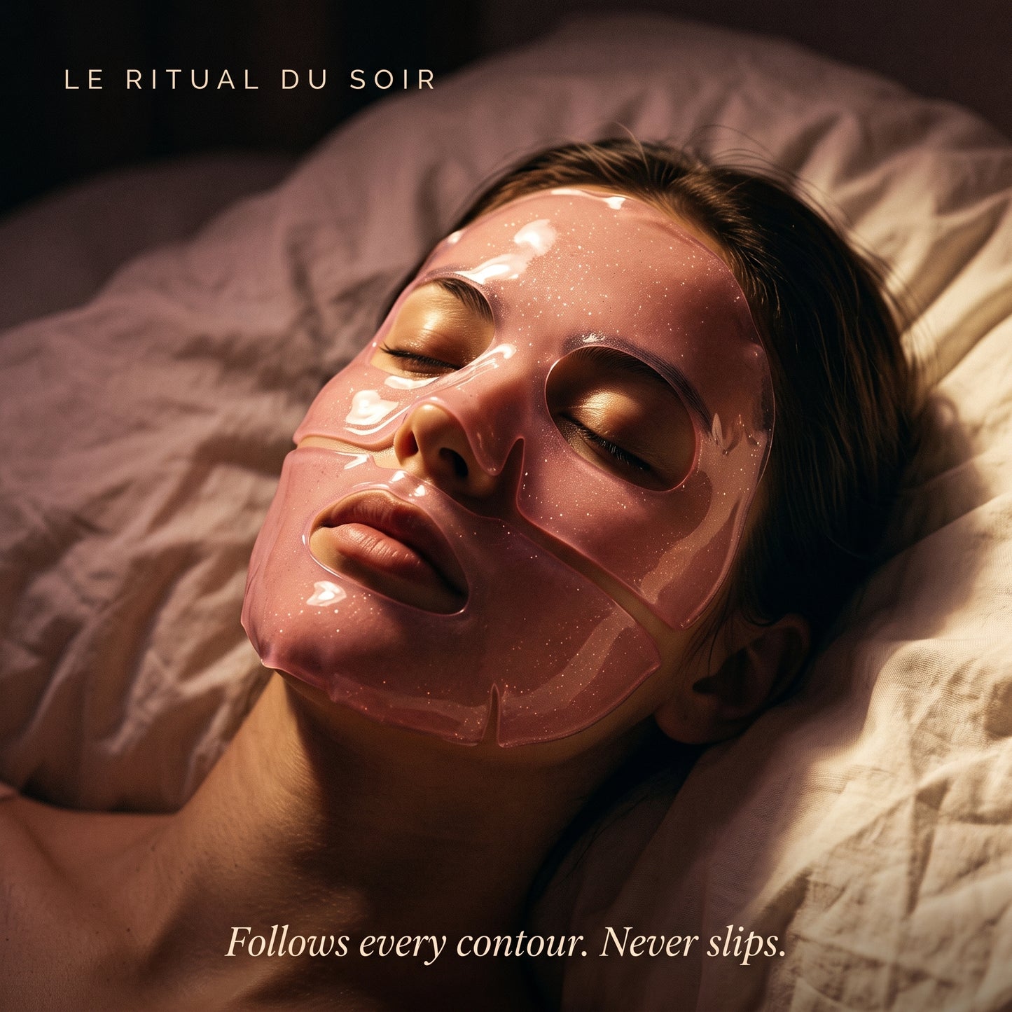Masque de nuit PDRN saumon et collagène rose PopLaneBeauty — vue 4
